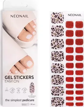 NeoNail Easy On Gel Stickers nálepky na nehty u nohou P01 32 ks