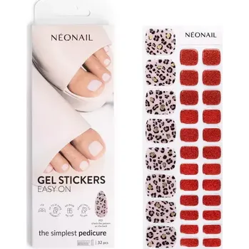 NeoNail Easy On Gel Stickers nálepky na nehty u nohou P01 32 ks
