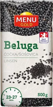 Luštěnina Menu Gold Čočka beluga 500 g