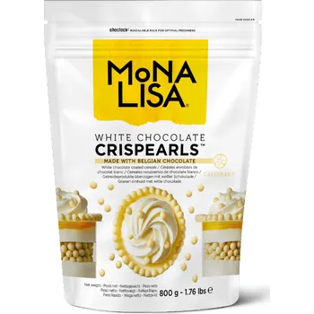 CRISPEARLS sušenky v bílé čokoládě CHW-CC-CRISPE0-02B sáček 0,8 kg