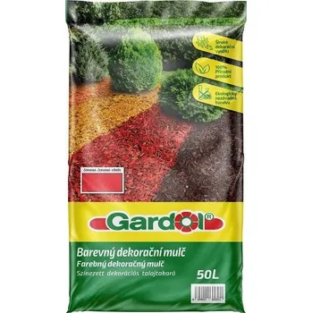 Substrát Gardol Dekorační mulč červený, 50 l 150282