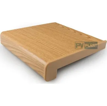 Parapet Pvplast vnitřní dřevotřískový parapet světlý dub š. 400 mm