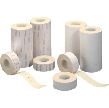 Papír Herlitz Herlitz 1605294 samolepicí etikety obdélníkové permanentní bílé 14400 ks.