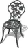 Bistro židle z litého hliníku 41 x 49 x 81,5 cm 2 ks