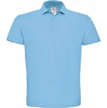 B&C Pánská polokošile Piqué polo ID.001 Velikost: 4XL, Barva: light blue