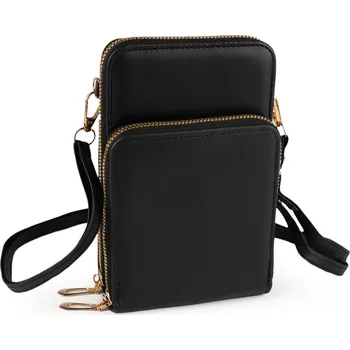 Peněženka s kapsou na mobil přes rameno crossbody 11,5x18 cm