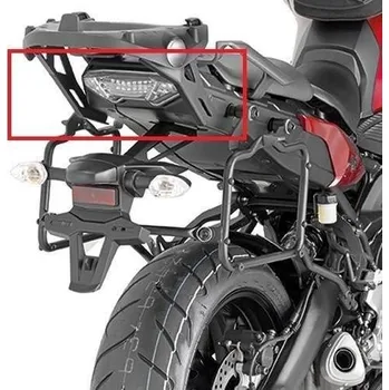 Zavazadlo na motocykl Nosič zadního kufru Yamaha Mt09 850 Tracer 2015-2017
