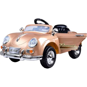 autíčko RKToys Dětské elektrické autíčko Elegant Retro Zlatá - Lakovaná