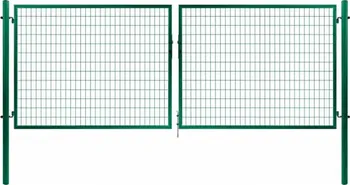 brána PILECKÝ Solid ZN+PVC 360,5 x 175 cm zelená