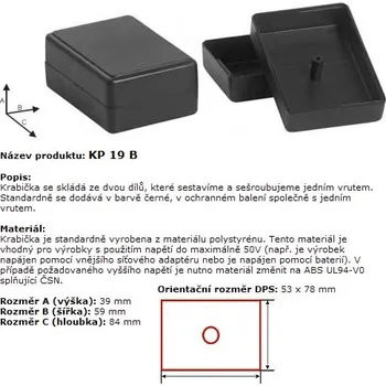 Dárková krabička Krabička KP 19 B
