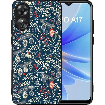 Vánoční dekorace VSECHNONAMOBIL 74984 MY ART Kryt s vánočním designem Oppo A17 MISTLETOE (070)