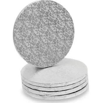 Silný stříbrný kulatý dortový talíř Ø 45 cm 30621H