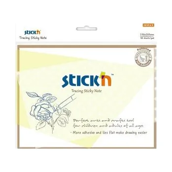 Set školních potřeb Notes samoprzylepny 152x203mm przezroczysty 30K