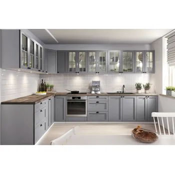 Kuchyňská linka GALA Rohová kuchyňská linka 350x230 Linea Zvolte možnost: Dvířka Šedá