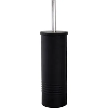 WC štětka TORO WC souprava DELUXE nerezová, černá