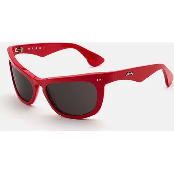 Sluneční brýle Sluneční brýle Marni Isamu Solid Red červená barva, EYMRN00053.007.1TZ 33X, vel. 60