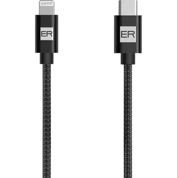 Datový kabel ER POWER kabel USB-C/Lightning 200cm bílý ERPWCL200WH