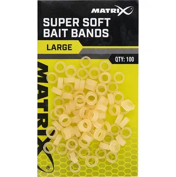 Fox Matrix Super Soft Bait Bands Large 100pcs