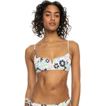 Dámské plavky plavky Roxy Wild Floral Bralette - PZB6/Bel Air Ephemere Small L