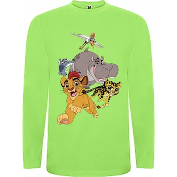 Dívčí tričko Tričko s dlouhým rukávem Lví Hlídka Barva: Světle zelená, Velikost: 146/152 - 11/12 let