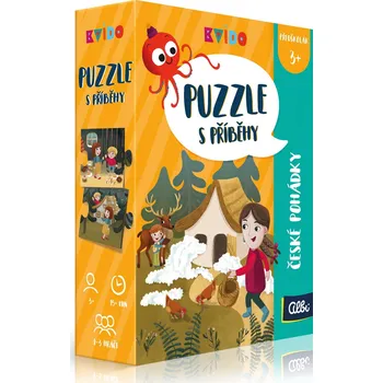 Desková hra Kvído - Puzzle s příběhy - české pohádky - Albi