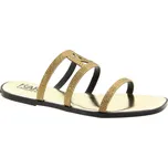 KARL LAGERFELD Dámské zlaté kožené pantofle KL87405-GGD-255 Velikost 41