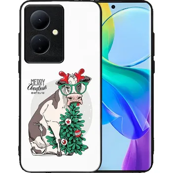 Vánoční dekorace VSECHNONAMOBIL 75145 MY ART Kryt s vánočním designem Vivo V29 Lite 5G MERRY CHRISTMAS (074)