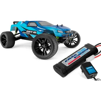 RC model auta KAVAN GRT-10 Lightning 2,4 GHz 4WD Truggy 1:10 - Modrý - RTR
