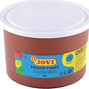 Speciální výtvarná barva Prstové barvy JOVI 500ml hnědá - 56112