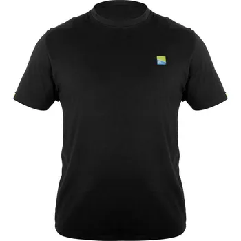 Rybářské oblečení Preston Innovations Tričko Lightweight Black T-Shirt - S
