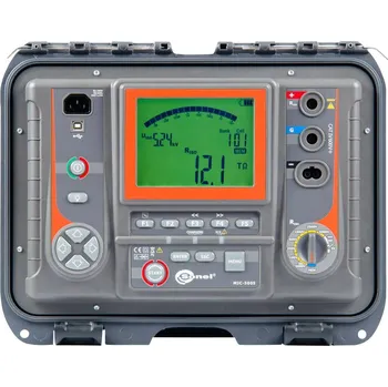 Sonel MIC-5005 tester izolací Kalibrováno dle (ISO), 250 V, 500 V, 1000 V, 2500 V, 5000 V, 15 TΩ