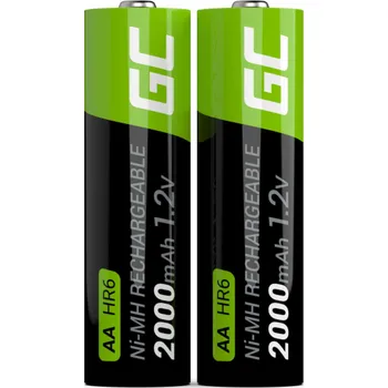 Elektronika Green Cell dobíjecí AA / R6 2000mAh 2ks.