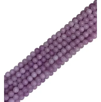 Korálek Achát levandulový 10mm šňůra