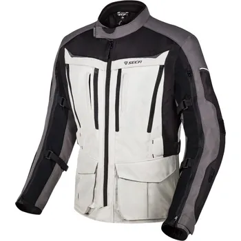 Moto bunda Bunda na motorku SECA Discovery šedá 2XL