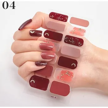 Samolepicí sada na manikúru s dekoracemi nehtů - 04