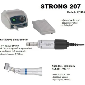Mikromotor STRONG207 set