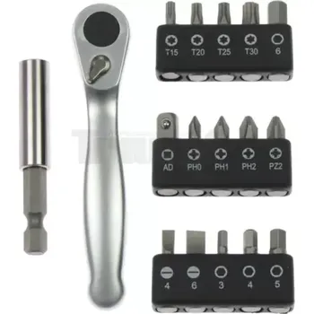 Gola sada Condor Sada bitů s ráčnou 17 ks