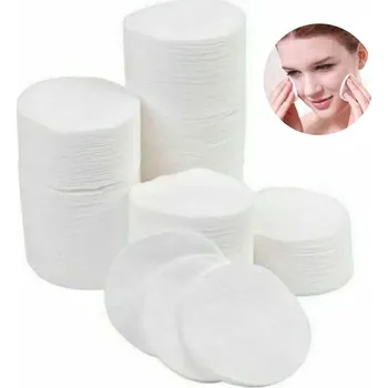 Vatové polštářky na odstranění makeupu | Odličovací tamponky bavlněné 100ks