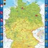Puzzle Schmidt Mapa Německa 1000 dílků
