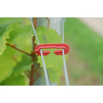 Opora na rostlinu REMA Svorka dvojdrátí REMA 1007 DRAHTEX 0 - balení 1000 ks pro drát 1,8 - 2,2 mm