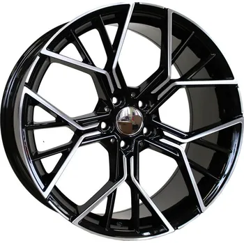 Alu kolo Alu kola Racing Line A5602, 19x8 5x120 ET33, černá + leštění