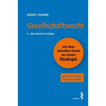 Gesellschaftsrecht - Rieder, Bernhard [DE] (2024, Brožovaná, facultas.wuv Universitäts)