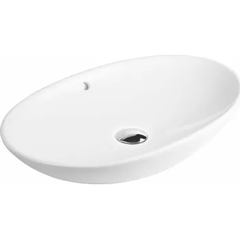 Umyvadlo Oltens Sogne umyvadlo 63x42 cm oválné na pult bílá 40310000