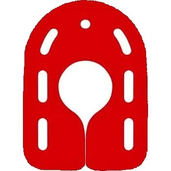 Plovací deska Plovák rehabilitační 550 x 400 x 38 mm - červený