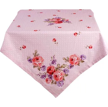 ubrus Clayre & Eef - ubrus DOTTY ROSE 100x100 cm