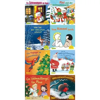 První čtění Pixi-Weihnachts-8er-Set 38: Zauberhafte Weihnachten mit Pixi (8x1 Exemplar)