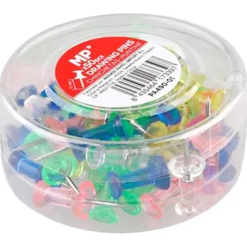 Nástroj na niť a příze Špendlíky do korkové nástěnky 50ks pastel.transp. PA490-1