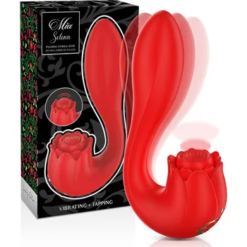 Vibrátor Mia Selena Stimulator Vibrating & Tapping Red