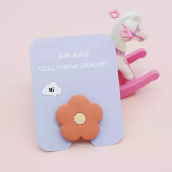 Držák na telefon | stojánek na mobil - více stylů - Oranžový květ