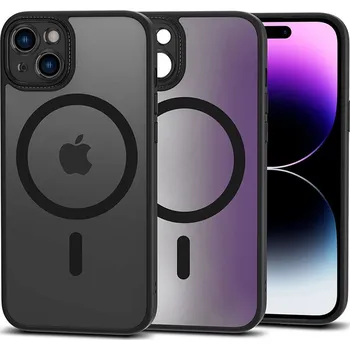 Pouzdro na mobilní telefon Kryt TECH PROTECT MagMat pro Apple iPhone 15 - podpora MagSafe - plastový / gumový - černý